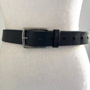 Size 36 Black Leather Perry Ellis Belt